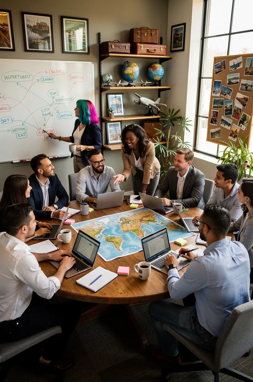 Personal travel concierge providing offline support for planning